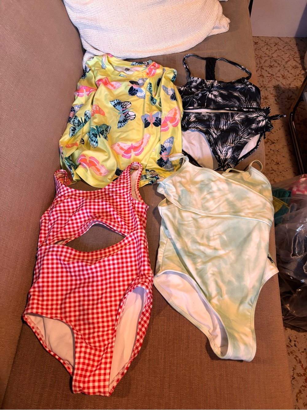 Swimsuit bundle, abercrombie kids, tea collection, cat&jack